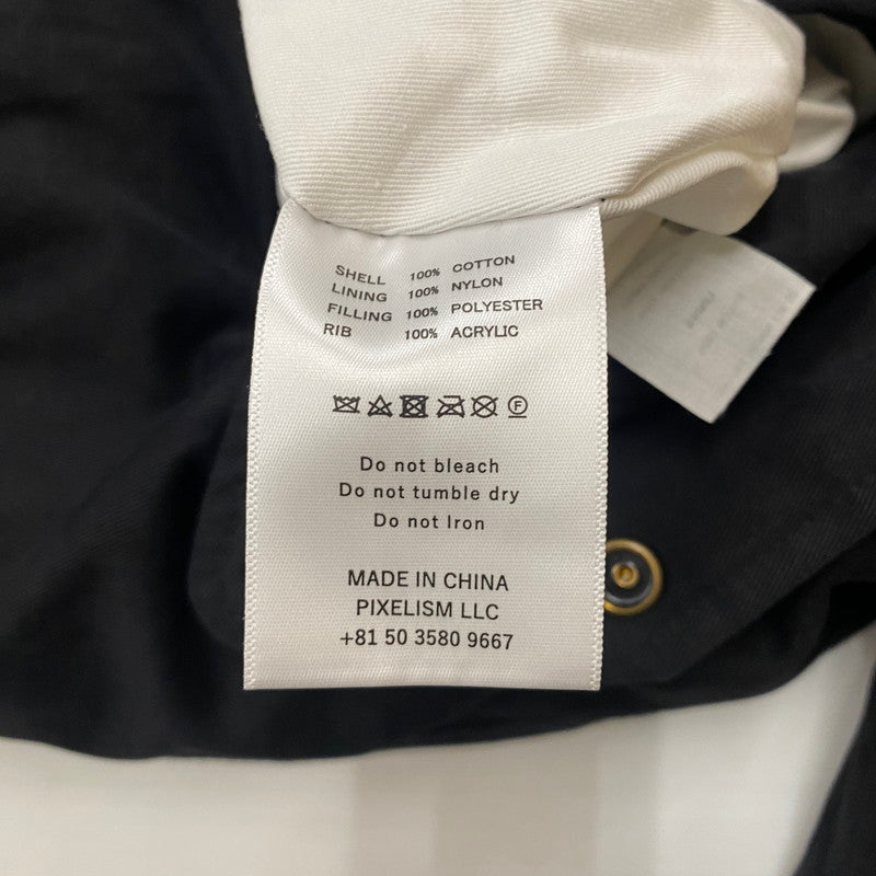 【中古品】【メンズ】 F.M.C.D. エフエムシーディー PADDED BOMBER JACKET デタッチャブルファーフード付き コットン ボンバージャケット アウター 141-260325-ks-03-tei サイズ：S カラー：ブラック 万代Net店