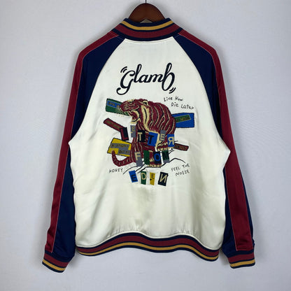 【現状渡し品】【メンズ】 Noize Ska Jumper GB0324-JKT02 ノイズ スカ ジャンパー ライトアウター スカジャン 刺繍 142-260325-ks-04-fuzh サイズ：L カラー：Multi 万代Net店