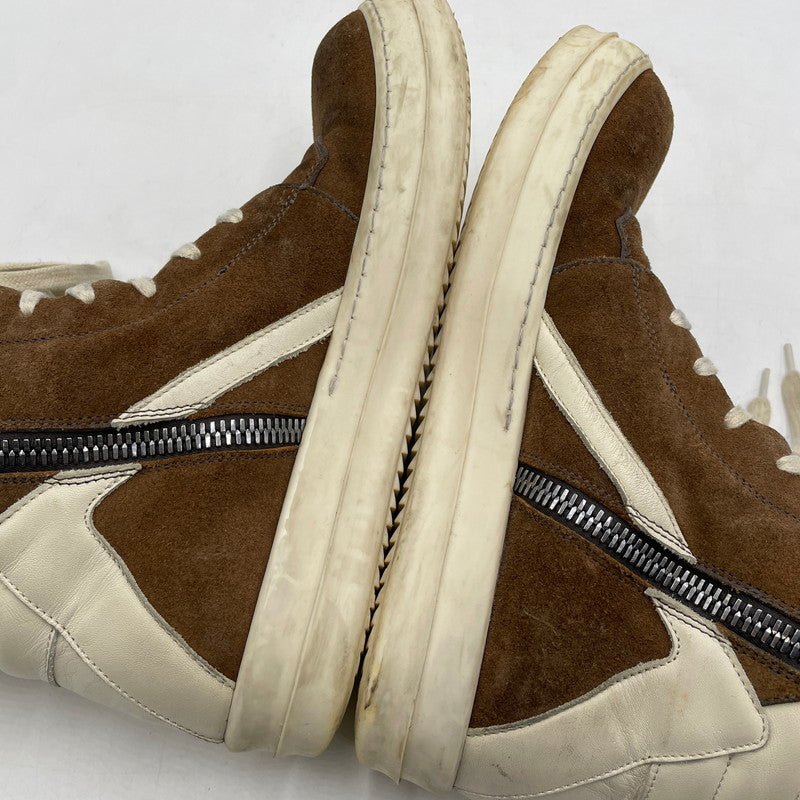 【中古品】【メンズ】 Rick Owens リックオウエンス GEOBASKET RU02B2894LCC ジオバスケット スニーカー 靴 シューズ 162-260415-yo-14-tei サイズ：41 カラー：ブラウン 万代Net店