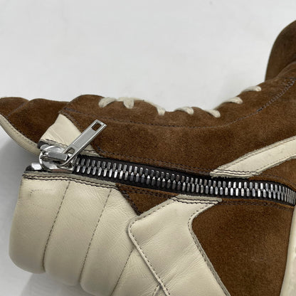 【中古品】【メンズ】 Rick Owens リックオウエンス GEOBASKET RU02B2894LCC ジオバスケット スニーカー 靴 シューズ 162-260415-yo-14-tei サイズ：41 カラー：ブラウン 万代Net店