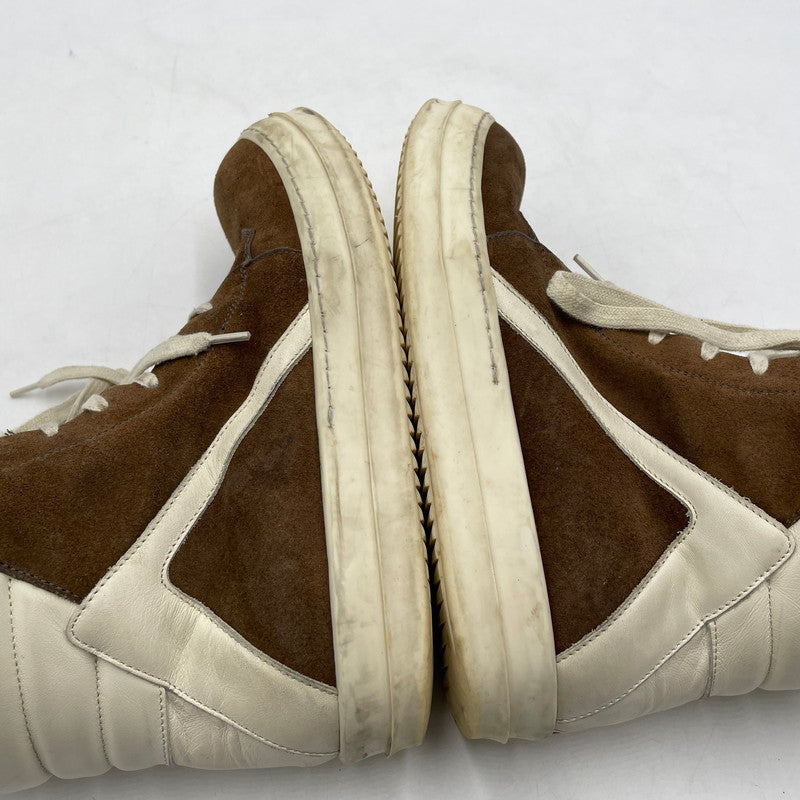 【中古品】【メンズ】 Rick Owens リックオウエンス GEOBASKET RU02B2894LCC ジオバスケット スニーカー 靴 シューズ 162-260415-yo-14-tei サイズ：41 カラー：ブラウン 万代Net店