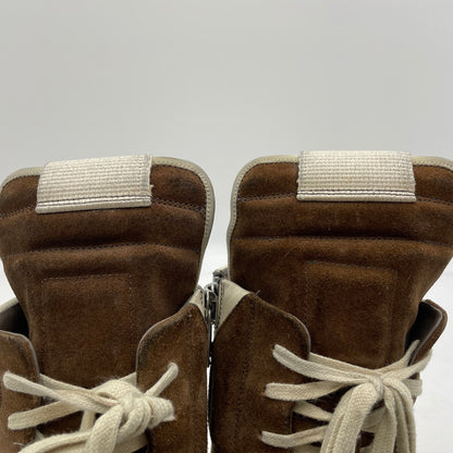 【中古品】【メンズ】 Rick Owens リックオウエンス GEOBASKET RU02B2894LCC ジオバスケット スニーカー 靴 シューズ 162-260415-yo-14-tei サイズ：41 カラー：ブラウン 万代Net店