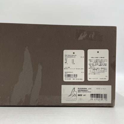 【中古品】【メンズ】 Rick Owens リックオウエンス GEOBASKET RU02B2894LCC ジオバスケット スニーカー 靴 シューズ 162-260415-yo-14-tei サイズ：41 カラー：ブラウン 万代Net店