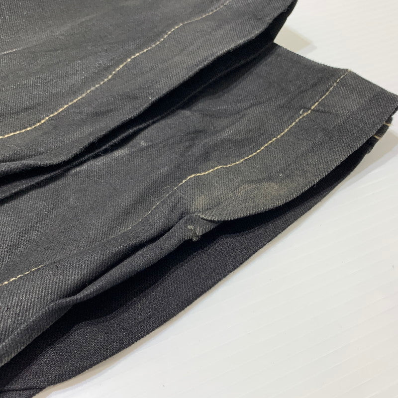 【中古品】【メンズ】 HESNTLS エイチイントルズ FLARED DENIM PANTS フレア デニムパンツ ボトムス ジーンズ 153-260323-ko-04-tei サイズ：L カラー：ブラック 万代Net店