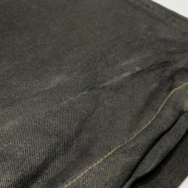 【中古品】【メンズ】 HESNTLS エイチイントルズ FLARED DENIM PANTS フレア デニムパンツ ボトムス ジーンズ 153-260323-ko-04-tei サイズ：L カラー：ブラック 万代Net店