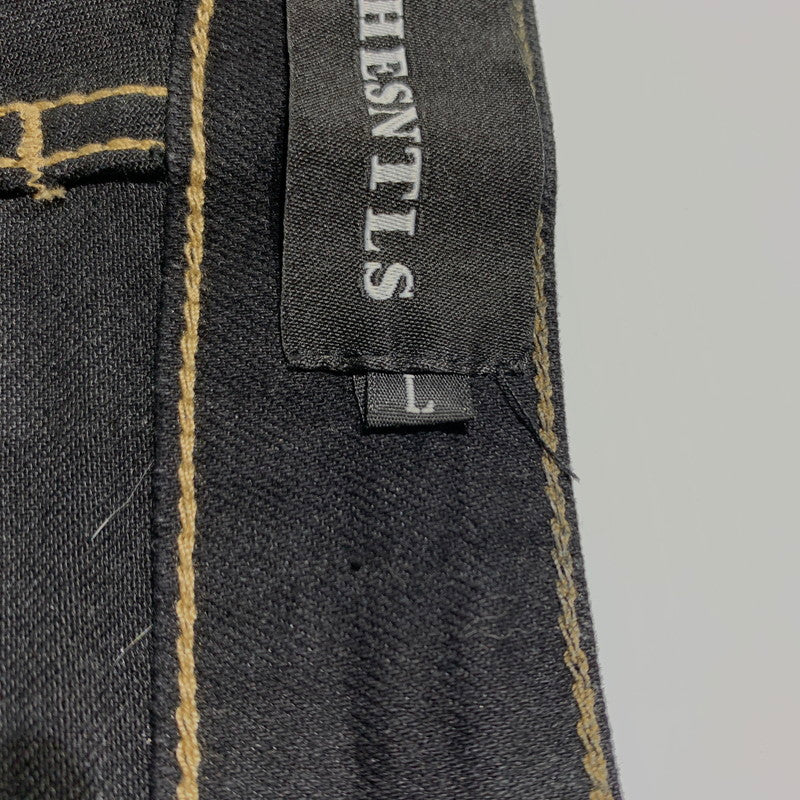 【中古品】【メンズ】 HESNTLS エイチイントルズ FLARED DENIM PANTS フレア デニムパンツ ボトムス ジーンズ 153-260323-ko-04-tei サイズ：L カラー：ブラック 万代Net店