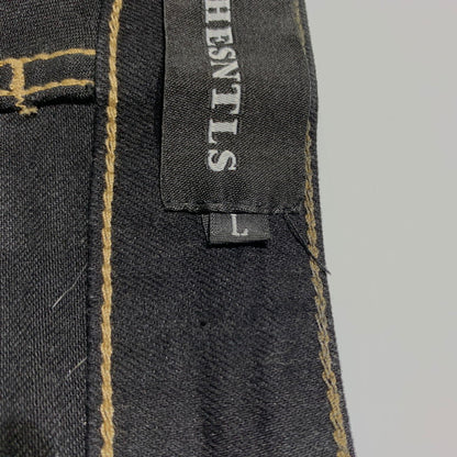 【中古品】【メンズ】 HESNTLS エイチイントルズ FLARED DENIM PANTS フレア デニムパンツ ボトムス ジーンズ 153-260323-ko-04-tei サイズ：L カラー：ブラック 万代Net店