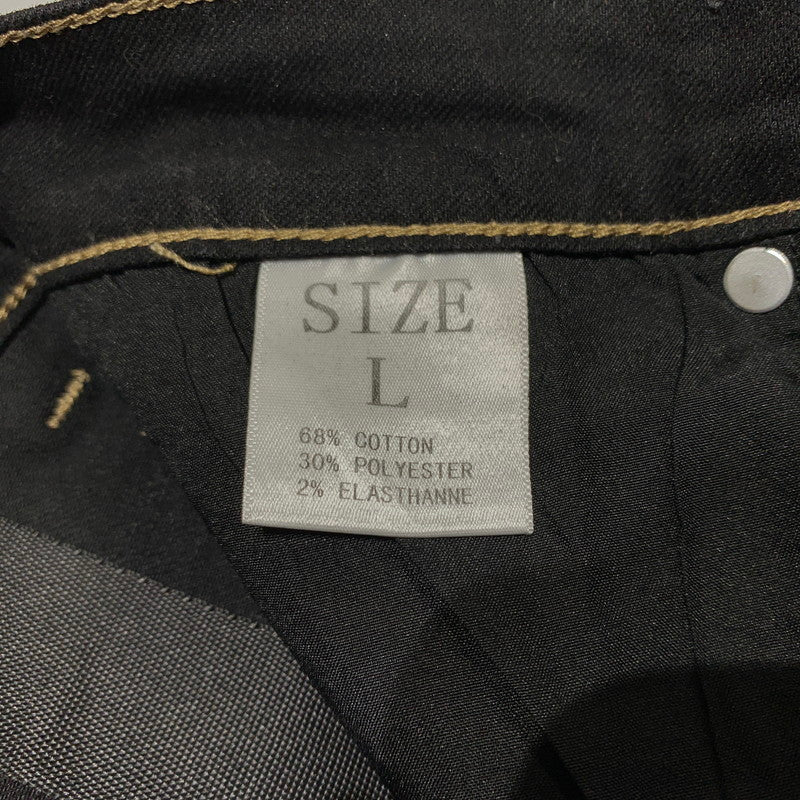 【中古品】【メンズ】 HESNTLS エイチイントルズ FLARED DENIM PANTS フレア デニムパンツ ボトムス ジーンズ 153-260323-ko-04-tei サイズ：L カラー：ブラック 万代Net店