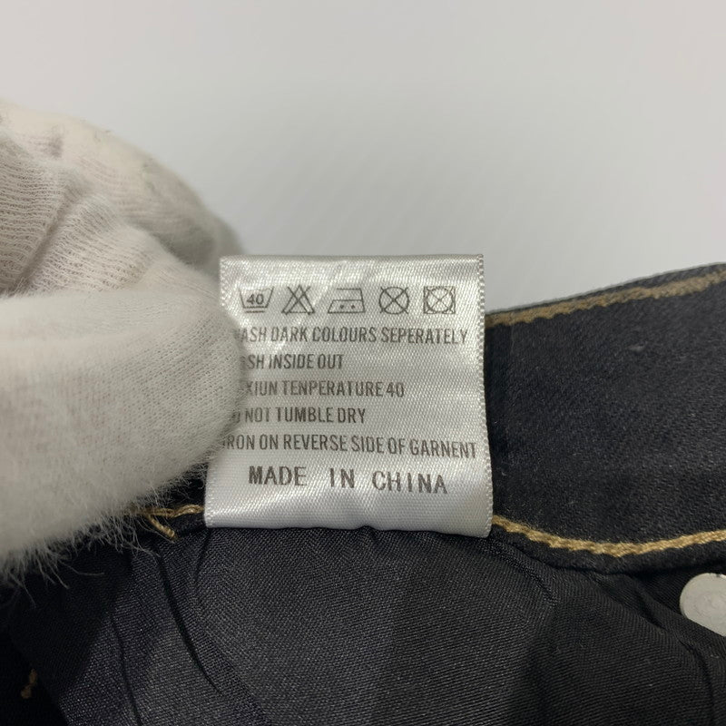 【中古品】【メンズ】 HESNTLS エイチイントルズ FLARED DENIM PANTS フレア デニムパンツ ボトムス ジーンズ 153-260323-ko-04-tei サイズ：L カラー：ブラック 万代Net店