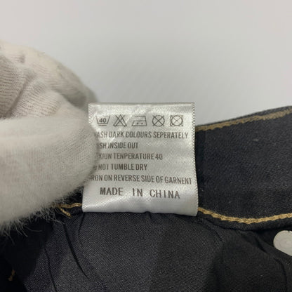 【中古品】【メンズ】 HESNTLS エイチイントルズ FLARED DENIM PANTS フレア デニムパンツ ボトムス ジーンズ 153-260323-ko-04-tei サイズ：L カラー：ブラック 万代Net店