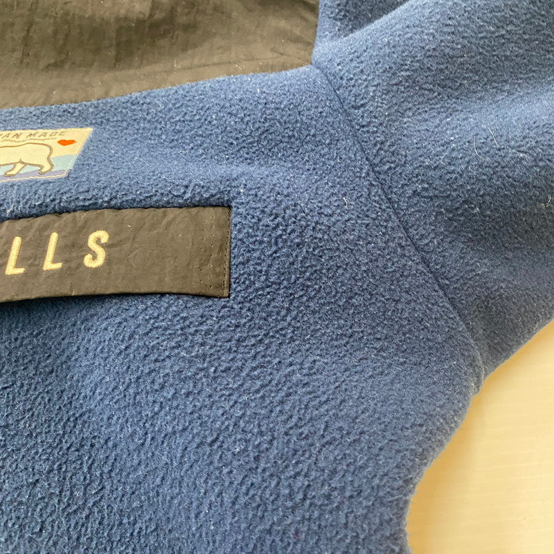 【現状渡し品】【メンズ】 HUMANMADE ヒューマンメイド FLEECE HALFZIP JACKET フリース ハーフジップ ジャケット 142-260325-ks-06-fuz サイズ：XXL カラー：ネイビー 万代Net店