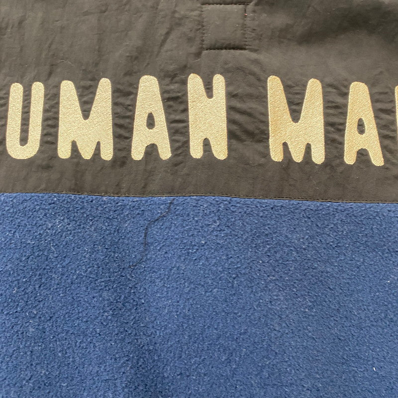 【現状渡し品】【メンズ】 HUMANMADE ヒューマンメイド FLEECE HALFZIP JACKET フリース ハーフジップ ジャケット 142-260325-ks-06-fuz サイズ：XXL カラー：ネイビー 万代Net店