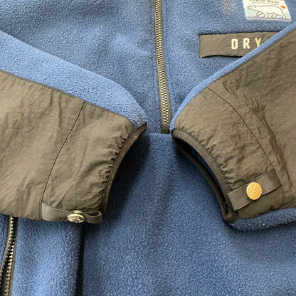 【現状渡し品】【メンズ】 HUMANMADE ヒューマンメイド FLEECE HALFZIP JACKET フリース ハーフジップ ジャケット 142-260325-ks-06-fuz サイズ：XXL カラー：ネイビー 万代Net店