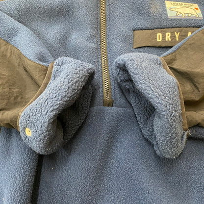 【現状渡し品】【メンズ】 HUMANMADE ヒューマンメイド FLEECE HALFZIP JACKET フリース ハーフジップ ジャケット 142-260325-ks-06-fuz サイズ：XXL カラー：ネイビー 万代Net店