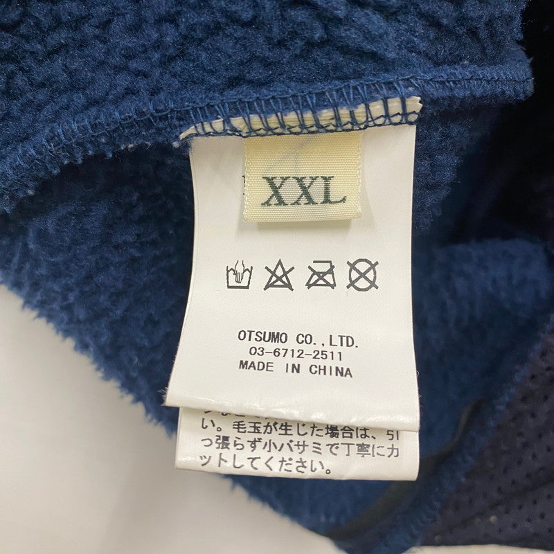 【現状渡し品】【メンズ】 HUMANMADE ヒューマンメイド FLEECE HALFZIP JACKET フリース ハーフジップ ジャケット 142-260325-ks-06-fuz サイズ：XXL カラー：ネイビー 万代Net店
