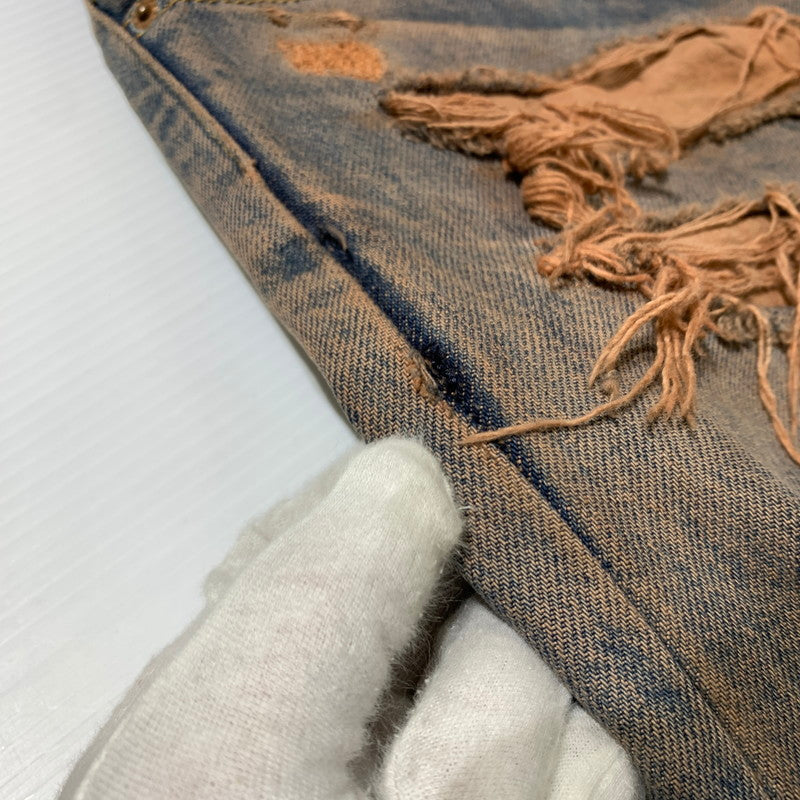 【中古品】【メンズ】 INNOCENCE イノセンス OVER DESTROY DENIM PANTS INODDM01 オーバー デストロイ デニムパンツ ボトムス ジーンズ ダメージ加工 153-260323-ko-05-tei サイズ：33 カラー：インディゴ 万代Net店