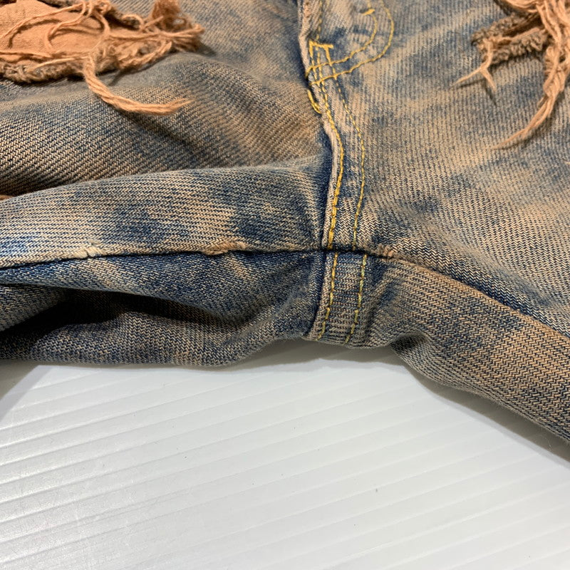 【中古品】【メンズ】 INNOCENCE イノセンス OVER DESTROY DENIM PANTS INODDM01 オーバー デストロイ デニムパンツ ボトムス ジーンズ ダメージ加工 153-260323-ko-05-tei サイズ：33 カラー：インディゴ 万代Net店