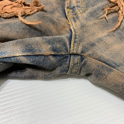 【中古品】【メンズ】 INNOCENCE イノセンス OVER DESTROY DENIM PANTS INODDM01 オーバー デストロイ デニムパンツ ボトムス ジーンズ ダメージ加工 153-260323-ko-05-tei サイズ：33 カラー：インディゴ 万代Net店
