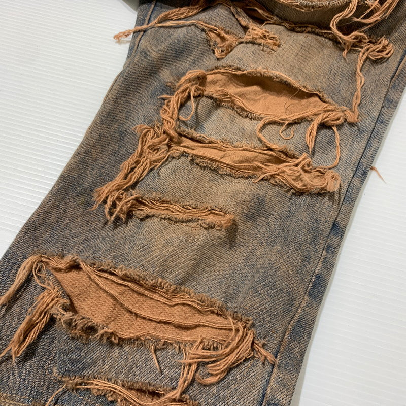 【中古品】【メンズ】 INNOCENCE イノセンス OVER DESTROY DENIM PANTS INODDM01 オーバー デストロイ デニムパンツ ボトムス ジーンズ ダメージ加工 153-260323-ko-05-tei サイズ：33 カラー：インディゴ 万代Net店