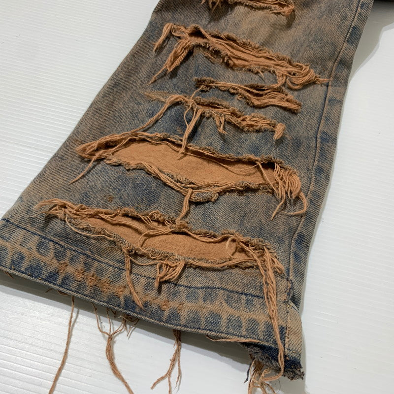 【中古品】【メンズ】 INNOCENCE イノセンス OVER DESTROY DENIM PANTS INODDM01 オーバー デストロイ デニムパンツ ボトムス ジーンズ ダメージ加工 153-260323-ko-05-tei サイズ：33 カラー：インディゴ 万代Net店