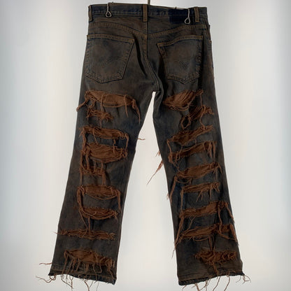 【中古品】【メンズ】 INNOCENCE イノセンス OVER DESTROY DENIM PANTS INODDM01 オーバー デストロイ デニムパンツ ボトムス ジーンズ ダメージ加工 153-260323-ko-05-tei サイズ：33 カラー：インディゴ 万代Net店