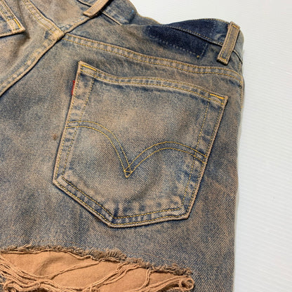 【中古品】【メンズ】 INNOCENCE イノセンス OVER DESTROY DENIM PANTS INODDM01 オーバー デストロイ デニムパンツ ボトムス ジーンズ ダメージ加工 153-260323-ko-05-tei サイズ：33 カラー：インディゴ 万代Net店