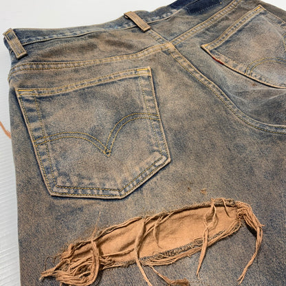 【中古品】【メンズ】 INNOCENCE イノセンス OVER DESTROY DENIM PANTS INODDM01 オーバー デストロイ デニムパンツ ボトムス ジーンズ ダメージ加工 153-260323-ko-05-tei サイズ：33 カラー：インディゴ 万代Net店