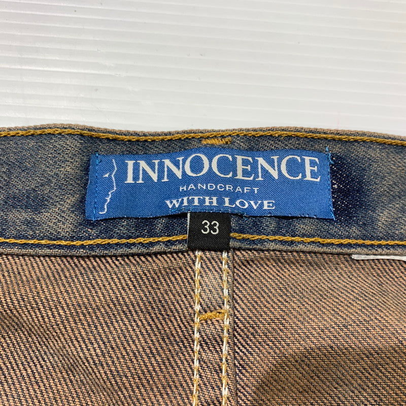 【中古品】【メンズ】 INNOCENCE イノセンス OVER DESTROY DENIM PANTS INODDM01 オーバー デストロイ デニムパンツ ボトムス ジーンズ ダメージ加工 153-260323-ko-05-tei サイズ：33 カラー：インディゴ 万代Net店