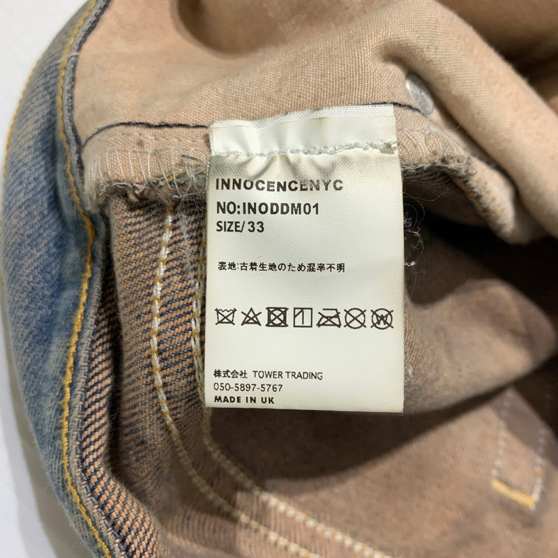 【中古品】【メンズ】 INNOCENCE イノセンス OVER DESTROY DENIM PANTS INODDM01 オーバー デストロイ デニムパンツ ボトムス ジーンズ ダメージ加工 153-260323-ko-05-tei サイズ：33 カラー：インディゴ 万代Net店
