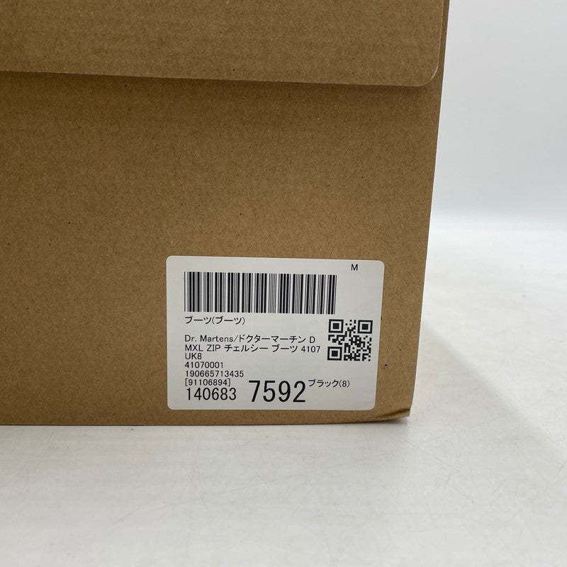 【中古品】【メンズ】 Dr.Martens ドクターマーチン DMXL ZIP CHELSEA LEATHER BOOTS 41070001 DMXL ジップアップ チェルシー レザー ブーツ 靴 シューズ 164-260415-yo-15-tei サイズ：UK8 カラー：ブラック 万代Net店