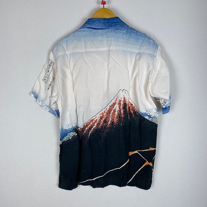【中古品】【メンズ】 SUNSURF サンサーフ × 北斎サンサーフ S/S RAYON ALOHA SHIRT SS38197 ショートスリーブ レーヨン アロハ シャツ 半袖 トップス 145-260420-KS-22-fuzh サイズ：M カラー：柄 万代Net店