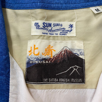 【中古品】【メンズ】 SUNSURF サンサーフ × 北斎サンサーフ S/S RAYON ALOHA SHIRT SS38197 ショートスリーブ レーヨン アロハ シャツ 半袖 トップス 145-260420-KS-22-fuzh サイズ：M カラー：柄 万代Net店