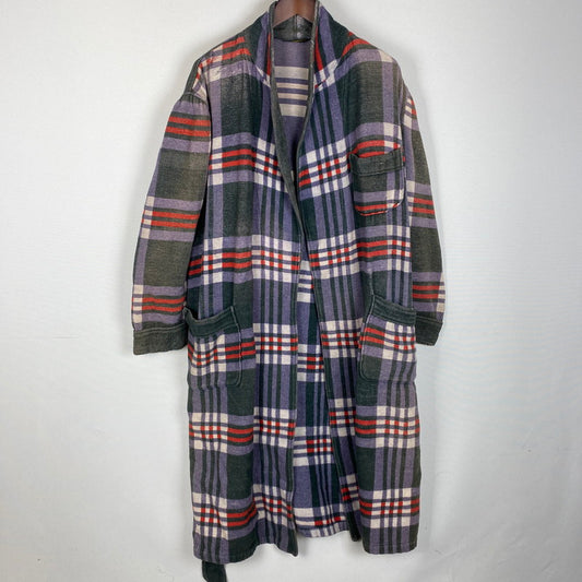 【ジャンク品】【メンズ】 Beacon ビーコン FLANNEL CHECK GOWN フランネル チェック ガウン ライトアウター 145-260401-ks-18-tei サイズ：表記サイズ無し 万代Net店