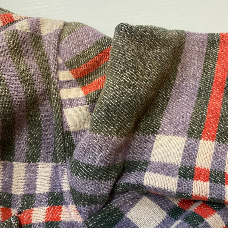 【ジャンク品】【メンズ】 Beacon ビーコン FLANNEL CHECK GOWN フランネル チェック ガウン ライトアウター 145-260401-ks-18-tei サイズ：表記サイズ無し 万代Net店