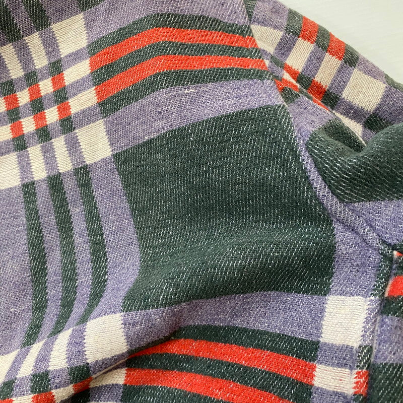 【ジャンク品】【メンズ】 Beacon ビーコン FLANNEL CHECK GOWN フランネル チェック ガウン ライトアウター 145-260401-ks-18-tei サイズ：表記サイズ無し 万代Net店