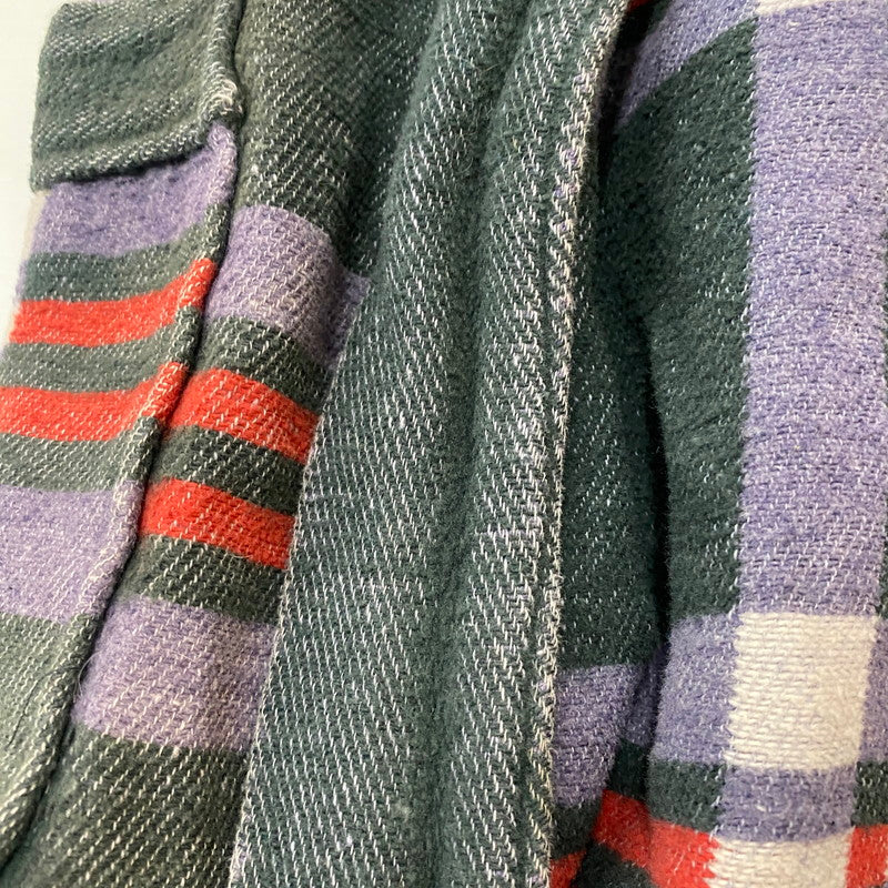 【ジャンク品】【メンズ】 Beacon ビーコン FLANNEL CHECK GOWN フランネル チェック ガウン ライトアウター 145-260401-ks-18-tei サイズ：表記サイズ無し 万代Net店