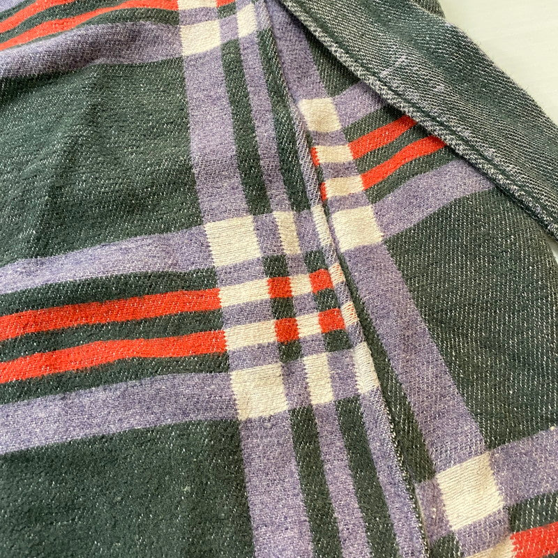 【ジャンク品】【メンズ】 Beacon ビーコン FLANNEL CHECK GOWN フランネル チェック ガウン ライトアウター 145-260401-ks-18-tei サイズ：表記サイズ無し 万代Net店