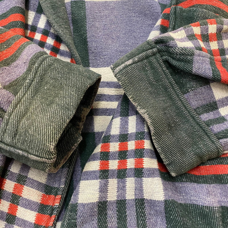【ジャンク品】【メンズ】 Beacon ビーコン FLANNEL CHECK GOWN フランネル チェック ガウン ライトアウター 145-260401-ks-18-tei サイズ：表記サイズ無し 万代Net店