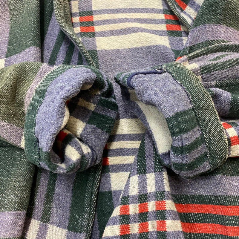 【ジャンク品】【メンズ】 Beacon ビーコン FLANNEL CHECK GOWN フランネル チェック ガウン ライトアウター 145-260401-ks-18-tei サイズ：表記サイズ無し 万代Net店
