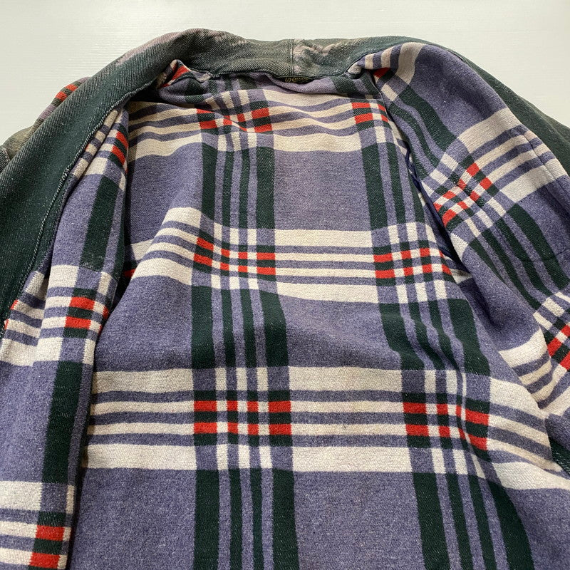 【ジャンク品】【メンズ】 Beacon ビーコン FLANNEL CHECK GOWN フランネル チェック ガウン ライトアウター 145-260401-ks-18-tei サイズ：表記サイズ無し 万代Net店