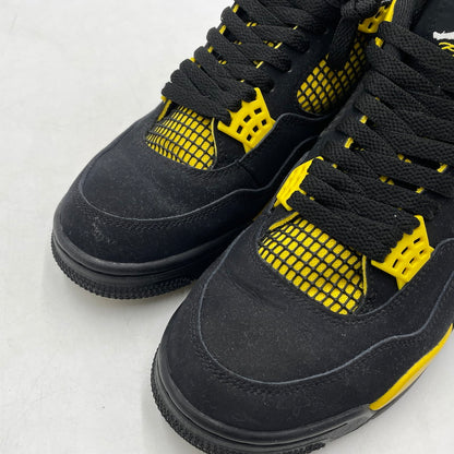 【中古品】【メンズ】 NIKE ナイキ AIR JORDAN 4 RETRO "THUNDER" DH6927-017 エアジョーダン4 レトロ サンダー スニーカー 靴 シューズ 160-260420-yo-09-tei サイズ：28cm カラー：ブラック 万代Net店