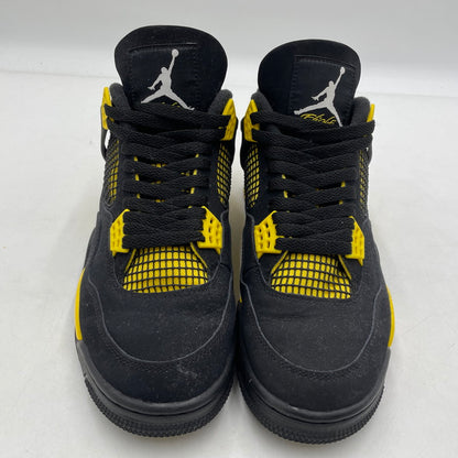 【中古品】【メンズ】 NIKE ナイキ AIR JORDAN 4 RETRO "THUNDER" DH6927-017 エアジョーダン4 レトロ サンダー スニーカー 靴 シューズ 160-260420-yo-09-tei サイズ：28cm カラー：ブラック 万代Net店