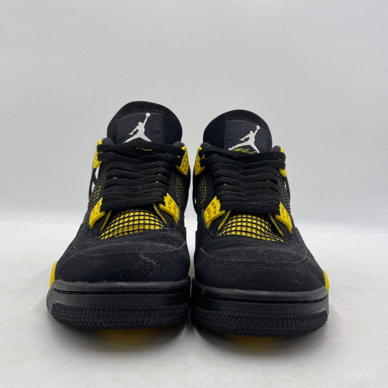 【中古品】【メンズ】 NIKE ナイキ AIR JORDAN 4 RETRO "THUNDER" DH6927-017 エアジョーダン4 レトロ サンダー スニーカー 靴 シューズ 160-260420-yo-09-tei サイズ：28cm カラー：ブラック 万代Net店