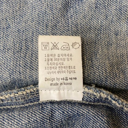 【中古品】【メンズ】 BAGARCH バガーチ BGHB バガーチ CRASH DAMAGE DENIM JACKET MADE IN KOREA クラッシュダメージ デニムジャケット アウター Gジャン 韓国製 142-261019-ss-10-teih サイズ：L カラー：インディゴ 万代Net店