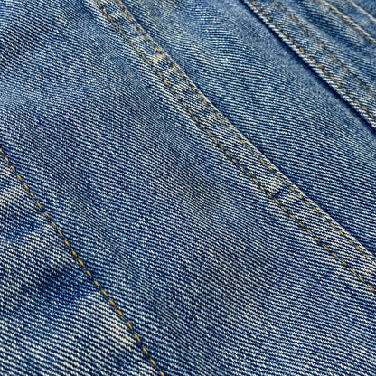 【中古品】【メンズ】 BAGARCH バガーチ BGHB バガーチ CRASH DAMAGE DENIM JACKET MADE IN KOREA クラッシュダメージ デニムジャケット アウター Gジャン 韓国製 142-261019-ss-10-teih サイズ：L カラー：インディゴ 万代Net店
