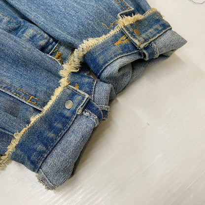 【中古品】【メンズ】 BAGARCH バガーチ BGHB バガーチ CRASH DAMAGE DENIM JACKET MADE IN KOREA クラッシュダメージ デニムジャケット アウター Gジャン 韓国製 142-261019-ss-10-teih サイズ：L カラー：インディゴ 万代Net店