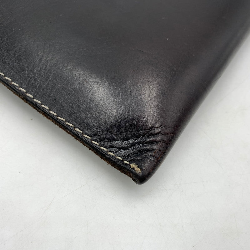 【現状渡し品】【メンズ】 HTC BLACK エイチティーシーブラック FLOWER DOCUMENT CASE DCFLR-BRS フラワードキュメントケース カバン 188-260404-ko-04-tei カラー：ブラウン系 万代Net店