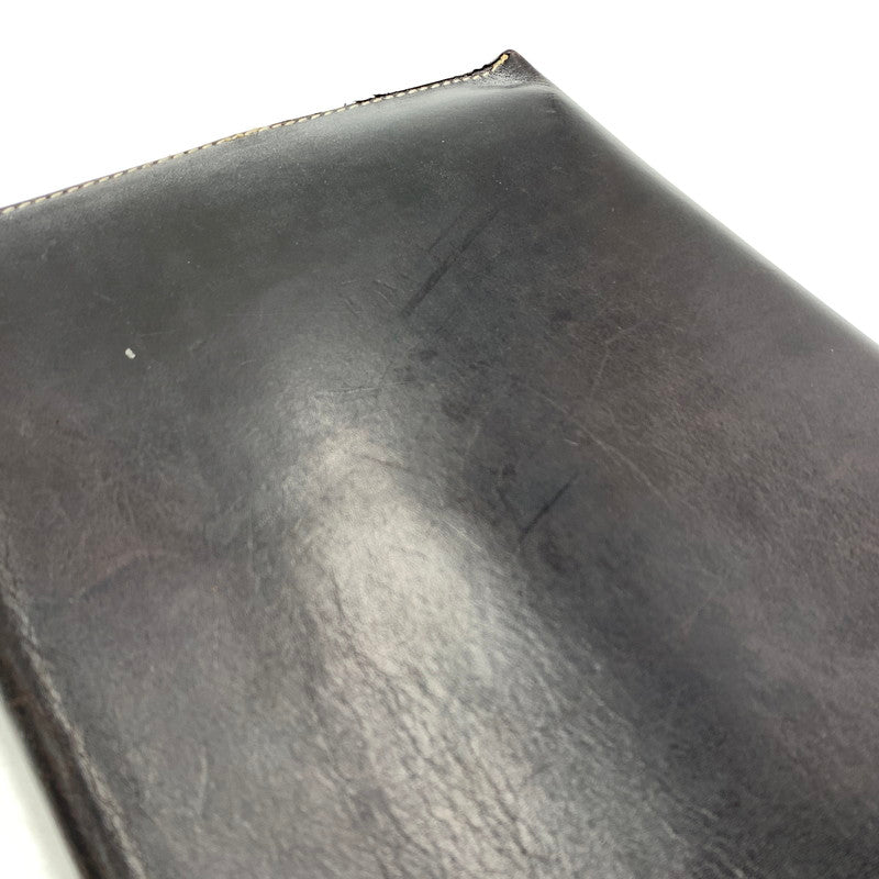 【現状渡し品】【メンズ】 HTC BLACK エイチティーシーブラック FLOWER DOCUMENT CASE DCFLR-BRS フラワードキュメントケース カバン 188-260404-ko-04-tei カラー：ブラウン系 万代Net店
