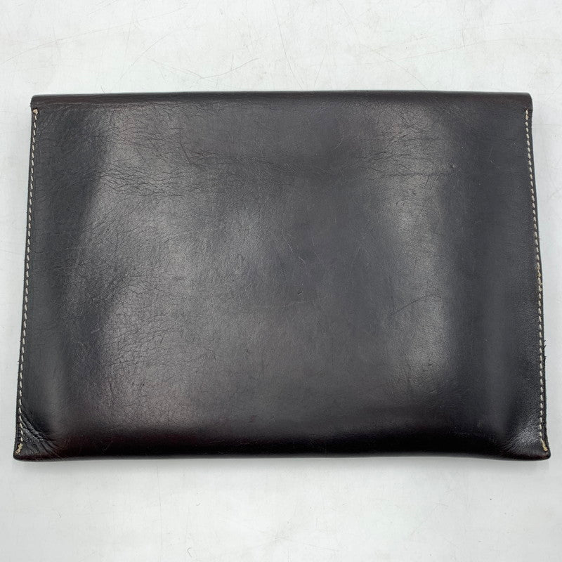 【現状渡し品】【メンズ】 HTC BLACK エイチティーシーブラック FLOWER DOCUMENT CASE DCFLR-BRS フラワードキュメントケース カバン 188-260404-ko-04-tei カラー：ブラウン系 万代Net店