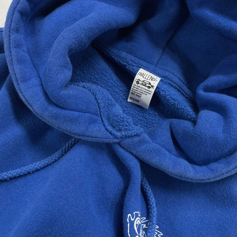 【中古品】【メンズ】 CHALLENGER チャレンジャー FISHING CLUB HOODIE フィッシング クラブ フーディ 長袖 トップス プルオーバーパーカー 142-260331-yo-05-tei サイズ：M カラー：ブルー 万代Net店